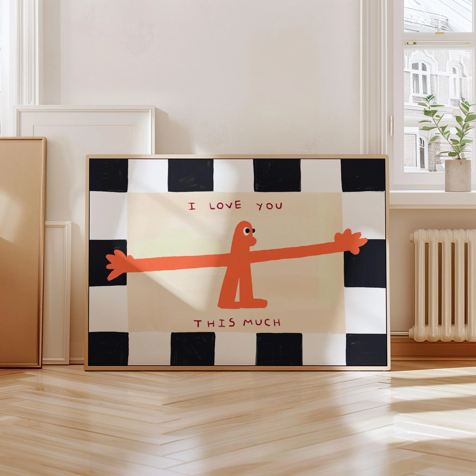 Te amo esta mucho estampado, estampado de guardería, estampado de parejas, estampado de aniversario, estampado de cocina, estampado de hogar familiar, feliz p colorido