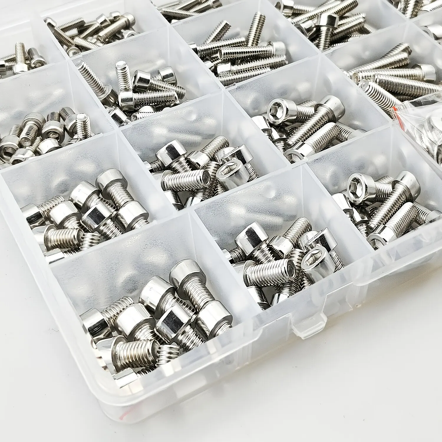 672pcs Set Cup Head round Column Head Inner Hex Screw Washer Nut M3 M4 M5 M6 Sizes Hand Tools for DIY Repairing Maintenance