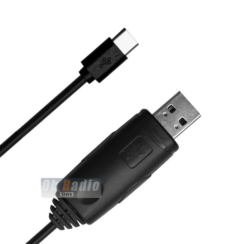 USB Programming Cable Type-C Interface CH340 Chip Support Win11 For Iradio UV-98 Plus UV-99 R5000 R6000 R80 RT-880 Two Way Radio view 6
