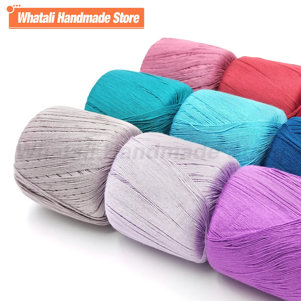 50g Lace Yarn Soft Crocheting Knitting Thread For Handmade Craft DIY Supplies Sweater Handbag Scarves Shawls Hats Making