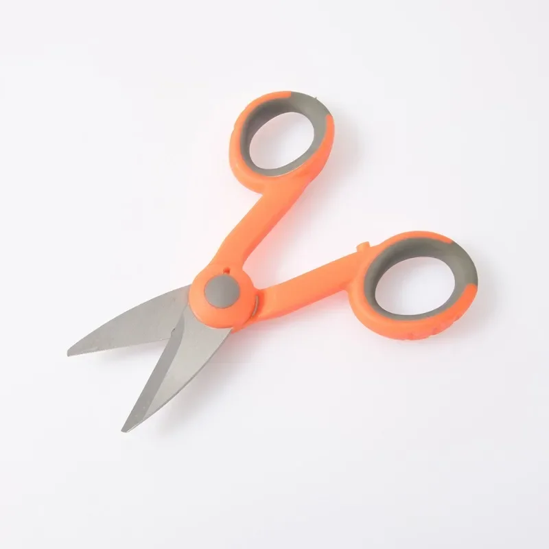 Thickened Stainless Steel Electrician Wire Cutter - Serrated Fiber & Fishing Wire Cutting Hardware Tool