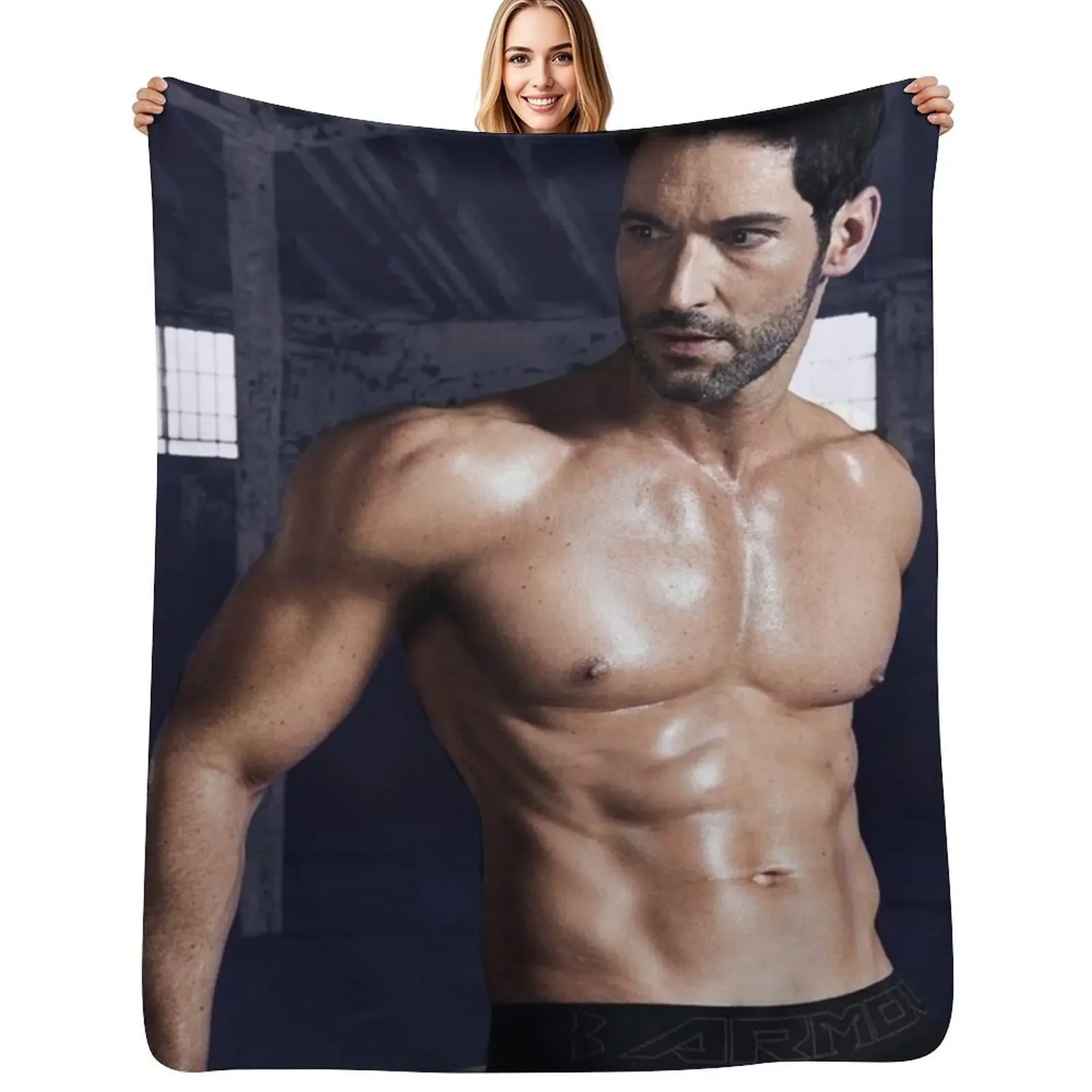 Tom Ellis Throw Blanket cosplay anime Decorative Sofa bed plaid Bed Fashionable Blanket