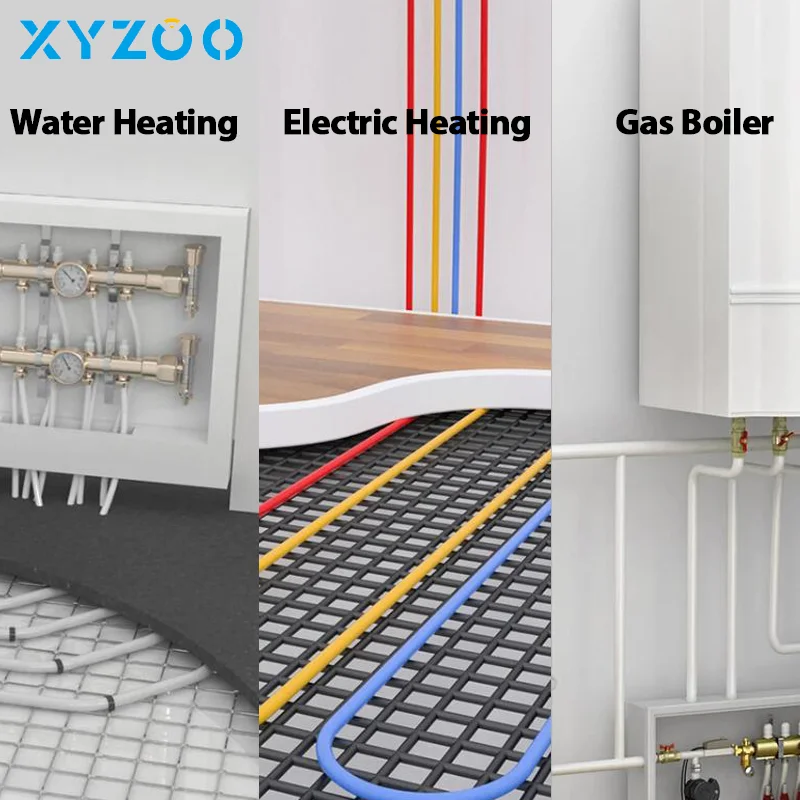 Termostat Tuya rumah pintar, pengontrol suhu pemanas Thermoregulator/listrik/lantai air rumah pintar WiFi Google Alexa