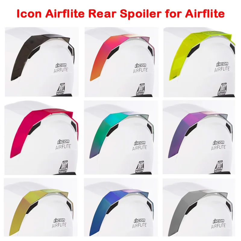 Airflite Motorcycle Helmets Lids for Icon Airflite Rear Spoiler