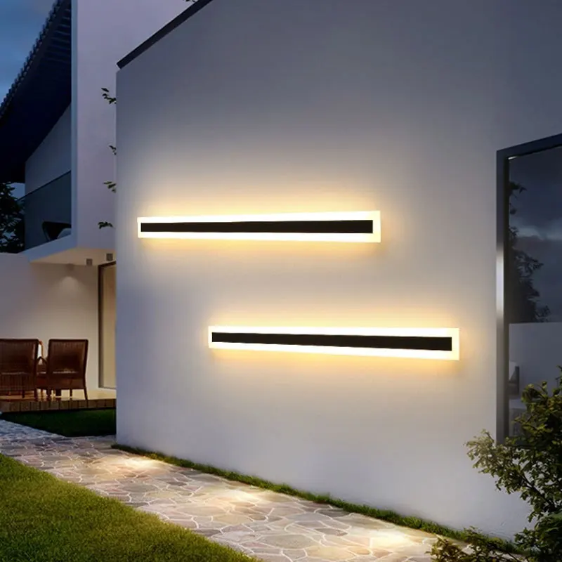 

outdoor wall lamp waterproof LED minimalist engineering wall washing lamp decoration background wall lamp villa door courtyard