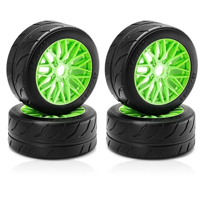 4pcs 100x42mm 42/100 Tire Tyre 17mm Wheel Hex for Arrma 1/7 Infraction Felony Limitless RC Car Upgrade Parts Accessories