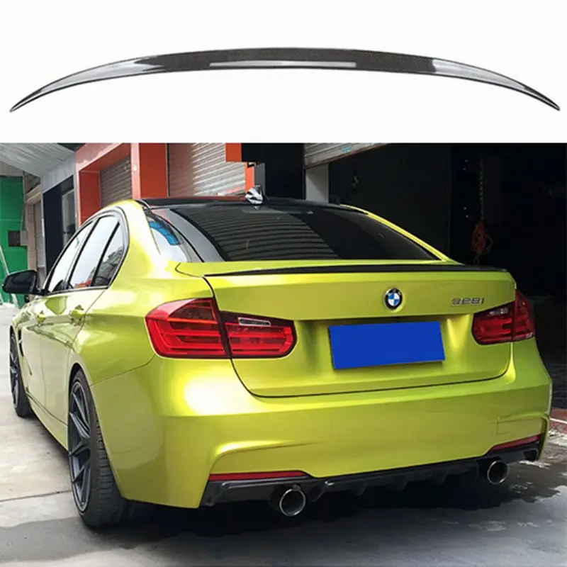 

F30 Carbon Fiber Rear Trunk Spoiler Wing S Style For BMW F30 3 Series Saloon / F80 M3 2012 +