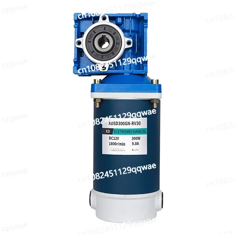 High torque forward and reverse RV40 speed motor 300W worm gear DC gear motor 12V24v