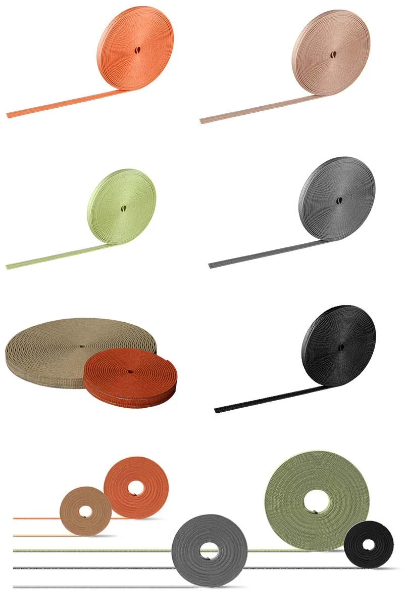 Black Gray Green Khaki Orange Smart Zigbee Thin Magnetic Woven Track Light ，New Flexible woven rope magnetic track lamp