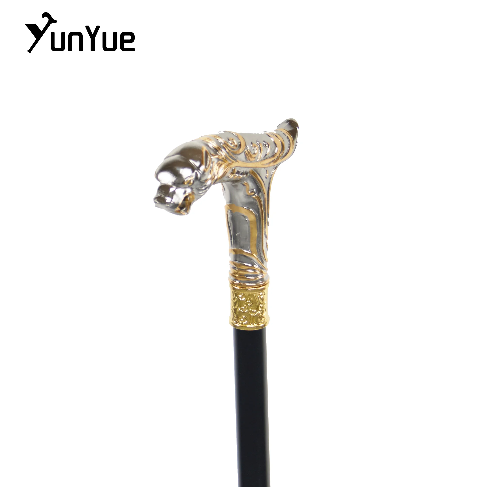 الذهب الأبيض كيلين مقبض موضة عصا للمشي شهم مجموعات فنية قصب المشي تأثيري فيلم الدعائم حفلة قصب كروسييه المقبض