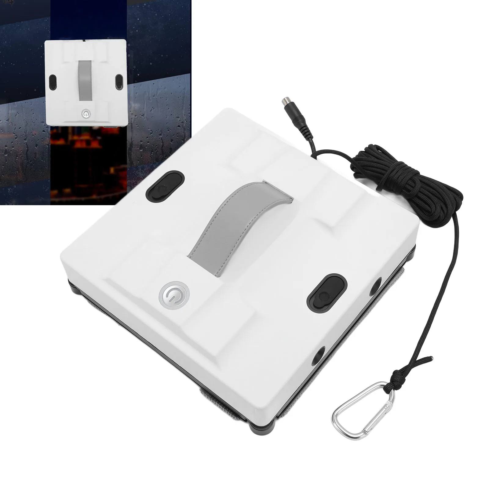 Smart Window Cleaning Robot APP Control 4 Water Spray 5600Pa Suction Power Window Cleaner
