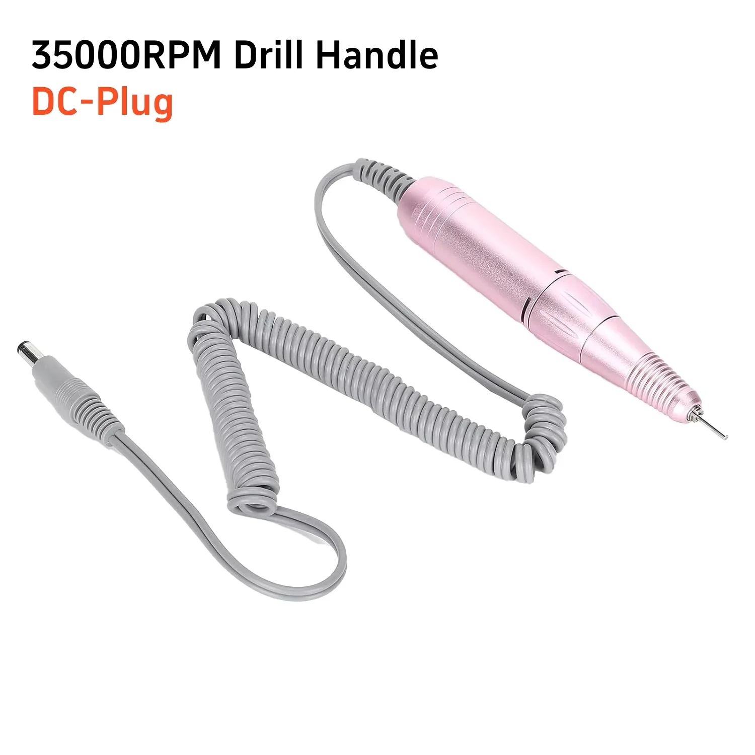 

Portable Electric Nail Drill Pen 35000rpm Replacement Handle Nail Polishing Machine Handpiece for Acrylic Gel Nail Sanding