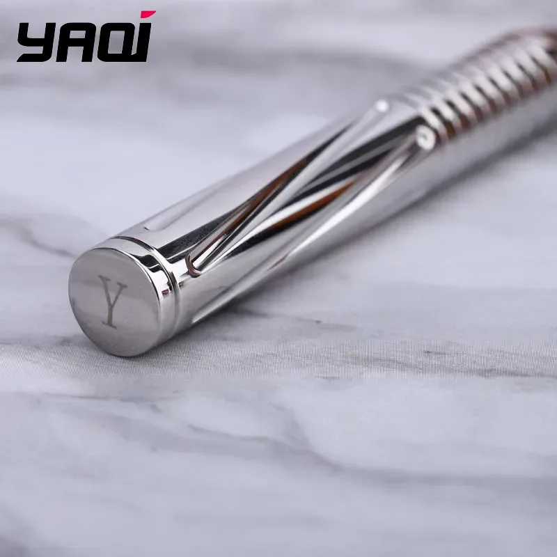 2026年新入荷！yaqi-bullet-ポリッシュ仕上げステンレススチール製メンズ安全カミソリハンドル