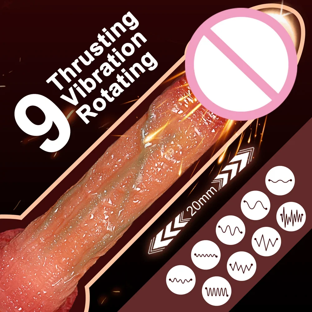 Y-Pao Smart App Controlled Telescopic Realistic Dildo Vibrator Heating Thrusting Vibrador Adult Sex Toys For Women Men G-Spot - view 2