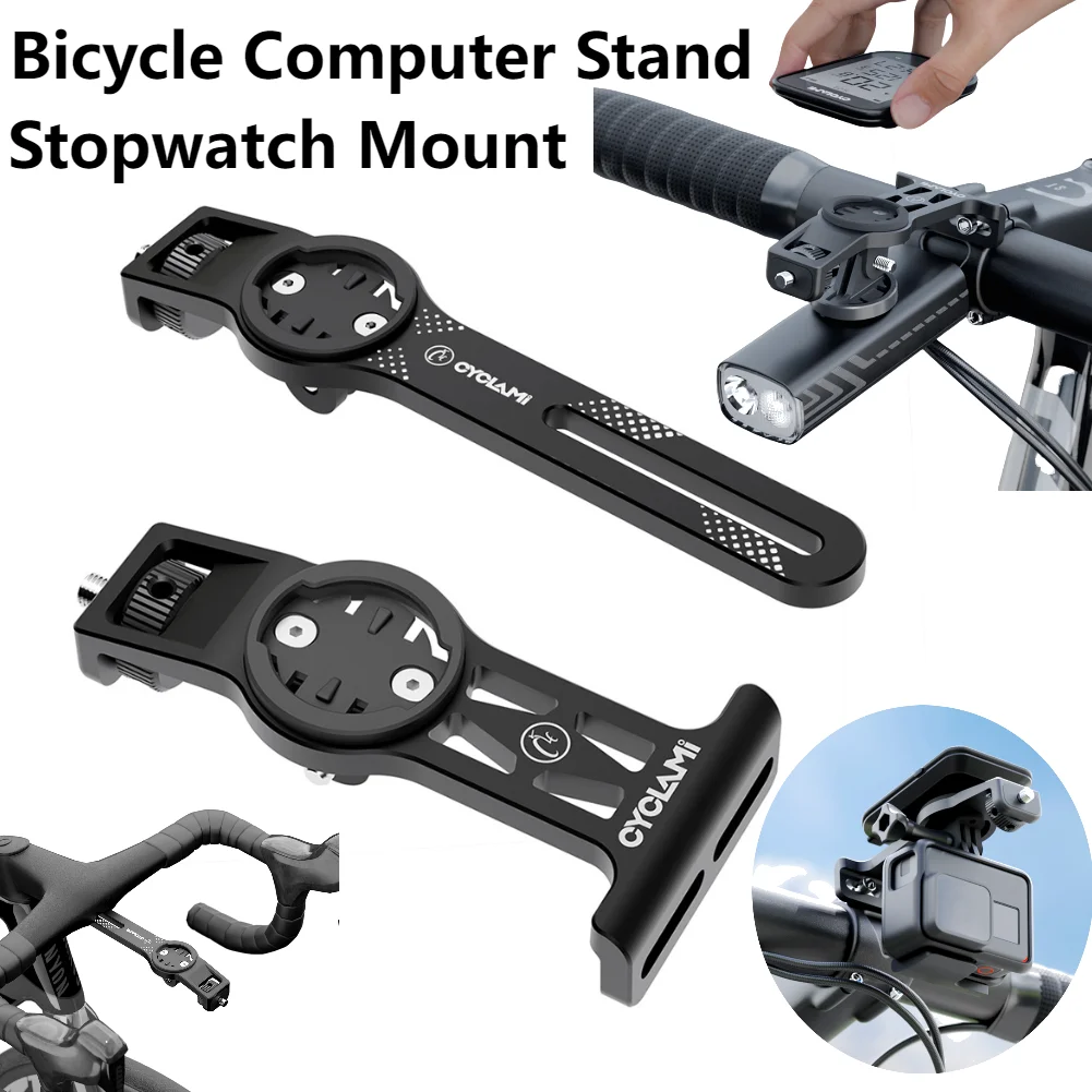 

360 Rotating Mount Holder For Go Pro 8-13 Insta360 One X2 X3 X4 DJI Camera Accessories Bike Computer Stand for IGS Garmin XOSS