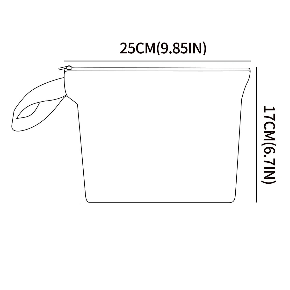 Elinfant 1 قطعة حقيبة تخزين جيب واحد، مع مقبض وسحاب حقيبة جافة رطبة، حقيبة حفاضات، حقيبة غسيل الحفاض