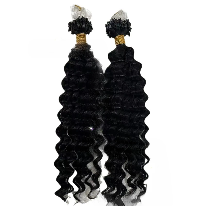 Pull ring fishing line hair bundle extension, reverse low amplitude natural color small song big song