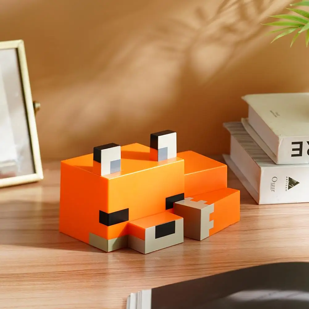 Cute Fox Night Light Soft Orange Glow Desk Lamp Indoor Atmosphere Light Bedroom Headboard Night Light Children Birthday Gifts view 3