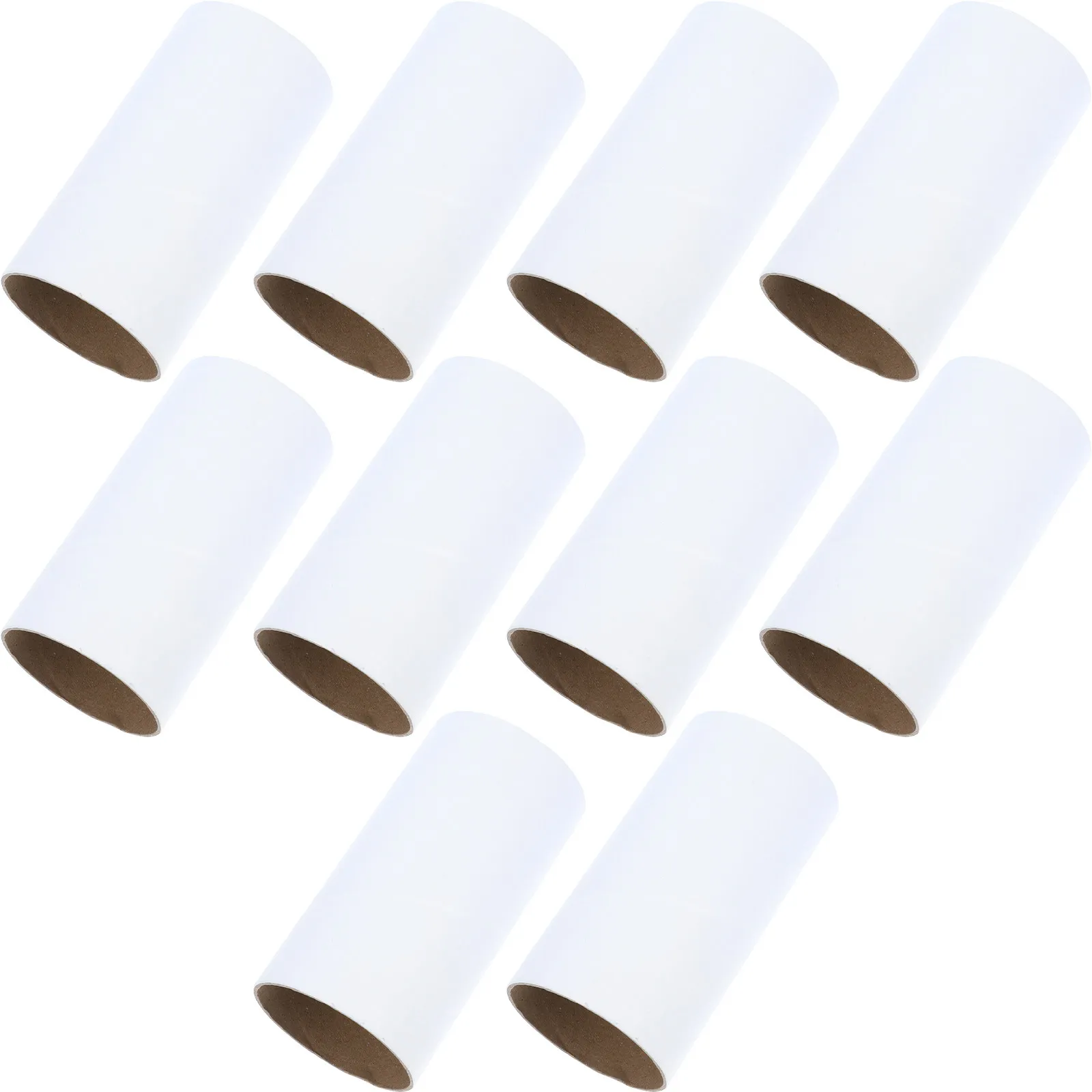 

10Pcs Blank Paper Tube DIY Craft Rolls for Classroom Activities Childrens Art Projects Safe Educational Supplies