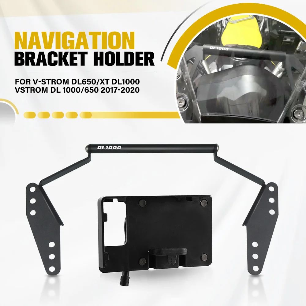 

For Suzuki V-Strom DL650/XT DL1000 VSTROM DL 1000/650 2017 2018 2019 2020 Motorcycle GPS Navigation Bracket Mobile Phone Holder