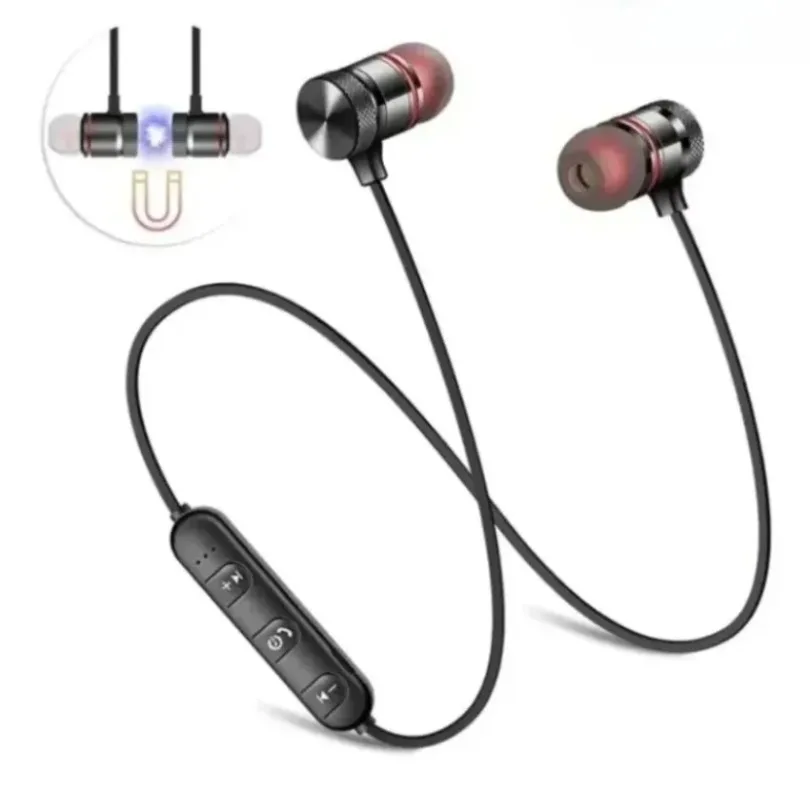 Neckband Bluetooth Earphones In Ear Magnetic 4.2 Stereo Sound Portable Sports Earbuds for Running Gym Workout Daily Use