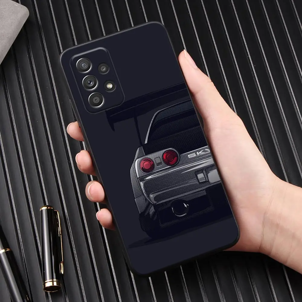 JDM Phone Cover Galaxy A53 5G Case For Samsung A54 A52 A52S A51 A71 A73 A72 A35 A42 A35 A32 A33 Back Case Tokyo Drift Sports Car