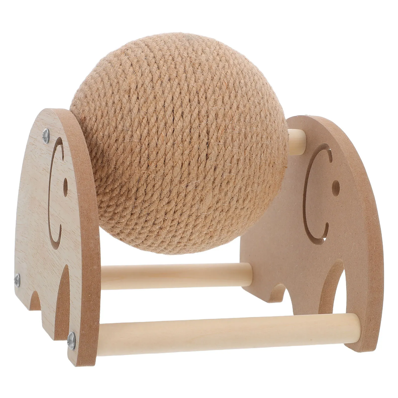 

Cat Scratching Ball Sisal Rope Durable Interactive Rotating Scratch Ball Indoor Cat Play Exercise Sisal Scratching Toy