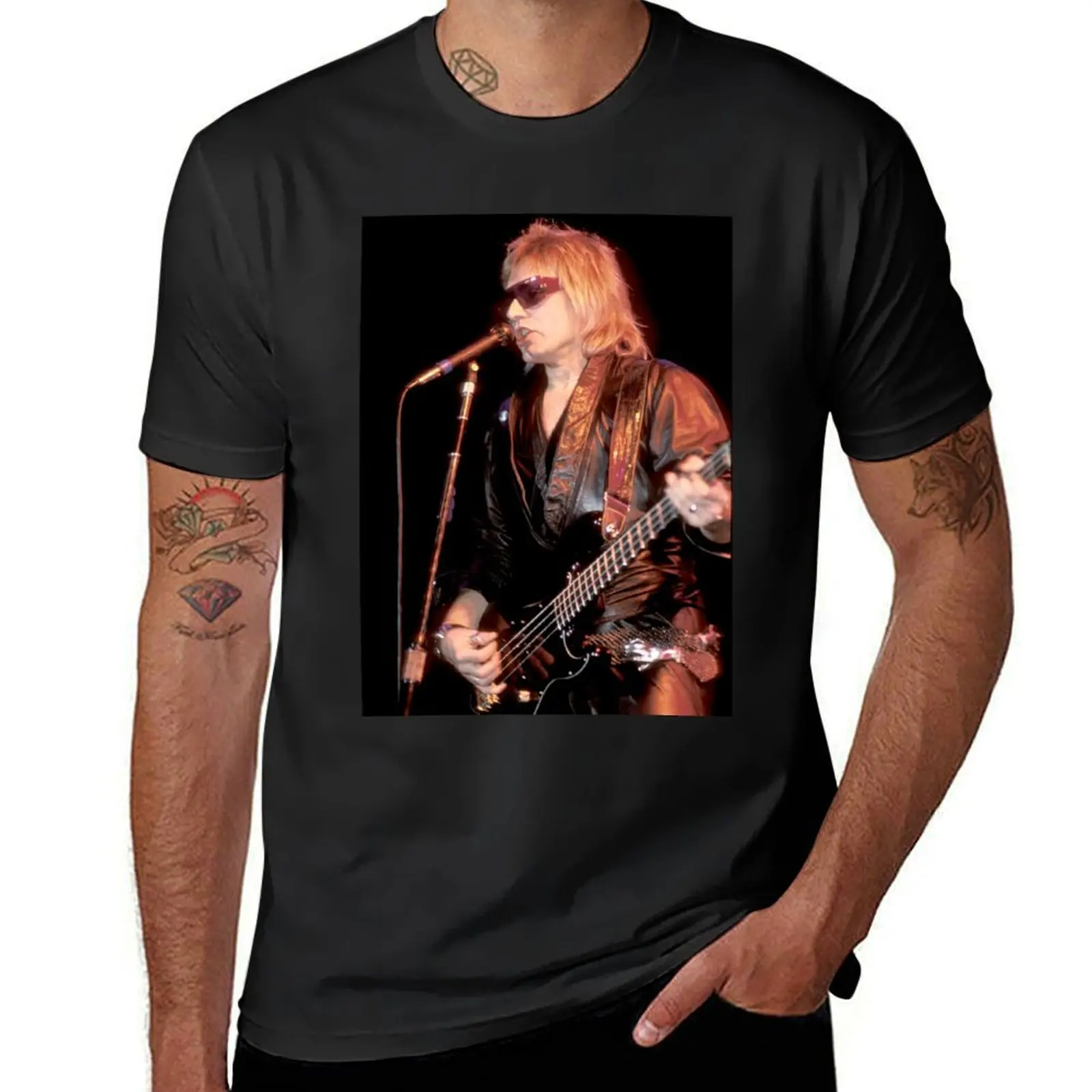 Benjamin Orr The Cars photographs T-Shirt sports fans blanks animal prinfor boys men t shirt