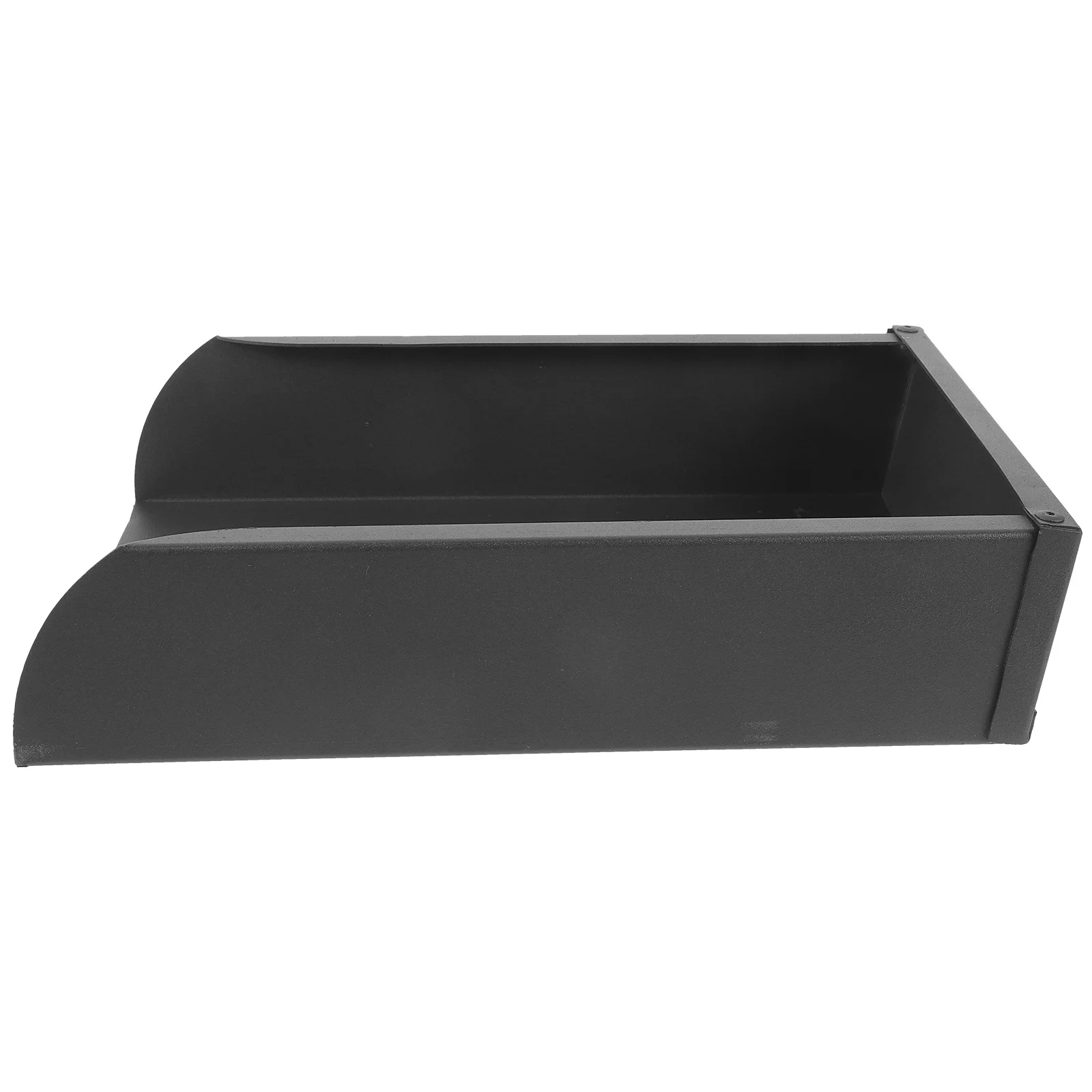 Aluminum Alloy Drain Downpipe 300x200x65mm Deep Gray Large Capacity Rainwater Catching System Gutter Splash Guards Concrete