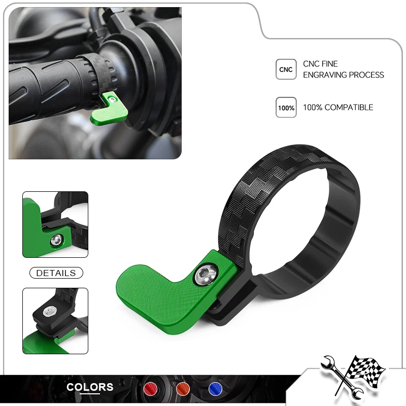 For NINJA Z900 900SE Z650 Z650RS Z1000SX Z1000 Z750 vulcan ZX4R ZX4RR 25R 6R 10R Motorcycle Throttle handle Cruise Control Clip