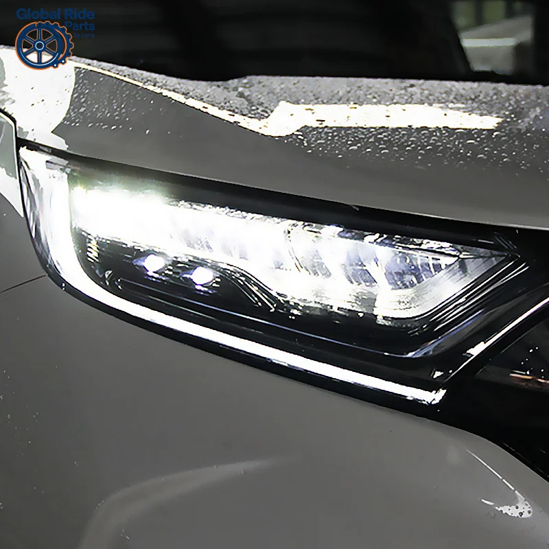 

Suitable for 17-20 Models Honda CR-V Headlight Assembly Low Rise with LED Daytime Running Lamp Flowing Water Turn Light