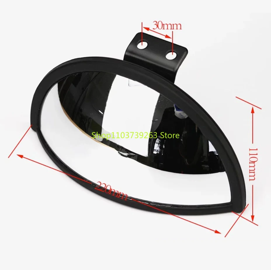 1pc H1M56-41511 Forklift Accessories Rearview Mirror Wide-angle Rearview Mirror Assembly For Heli,Hang Cha,Long Gong.