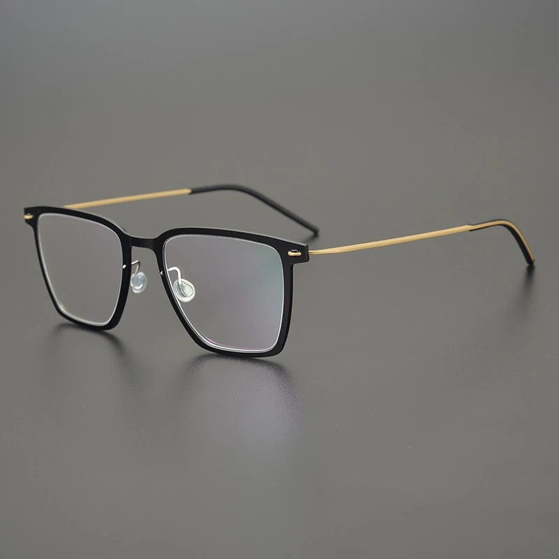 Lunettes Ultra légères en titane pour hommes et femmes, monture carrée, Prescription optique, myopie, transparentes, marque de luxe, 2023