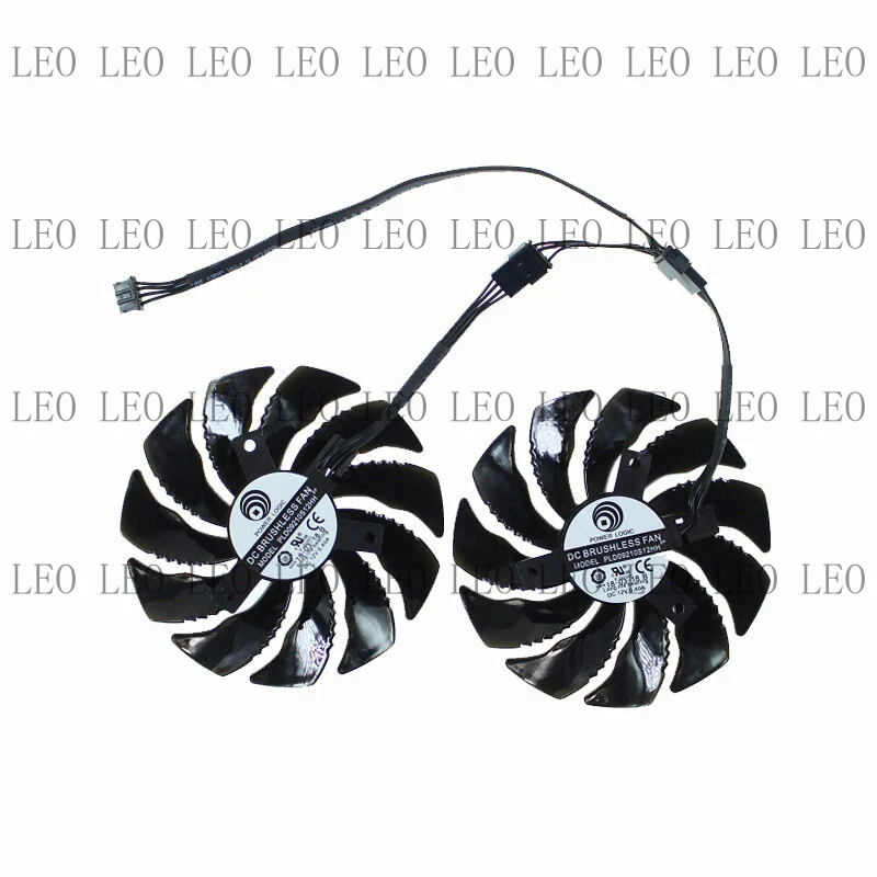 HH  FOR  GIGABYTE AORUS GTX 1070 RX 570 580 RX570 RX580 Fan PLD09210S12HH Magnetic