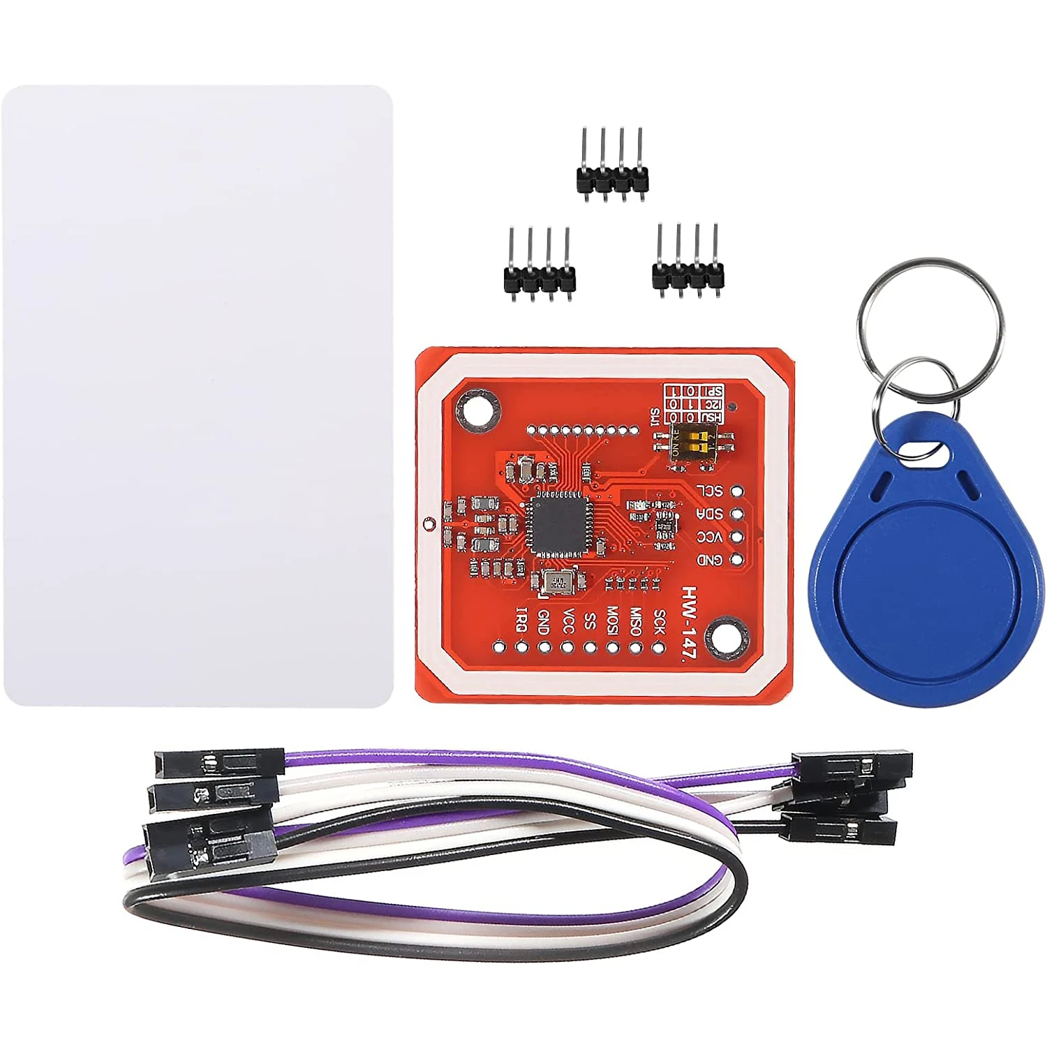 PN532 NFC NXP RFID Module V3 Kit Near Field Communication Reader Module Kit I2C SPI HSU with S50 White Card Key Card for Raspber