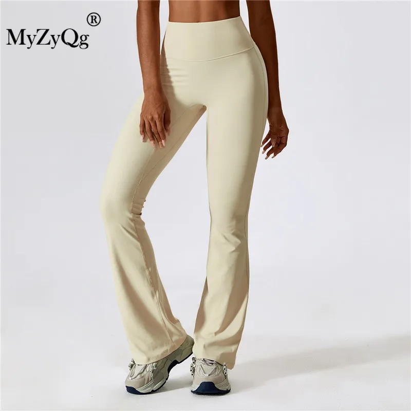 

MyZyQg Women Autumn Wide Leg Tight Hip Lift Yoga Flare Dance High Waist Micro-stretch Casual Sports Pants Sweatpants