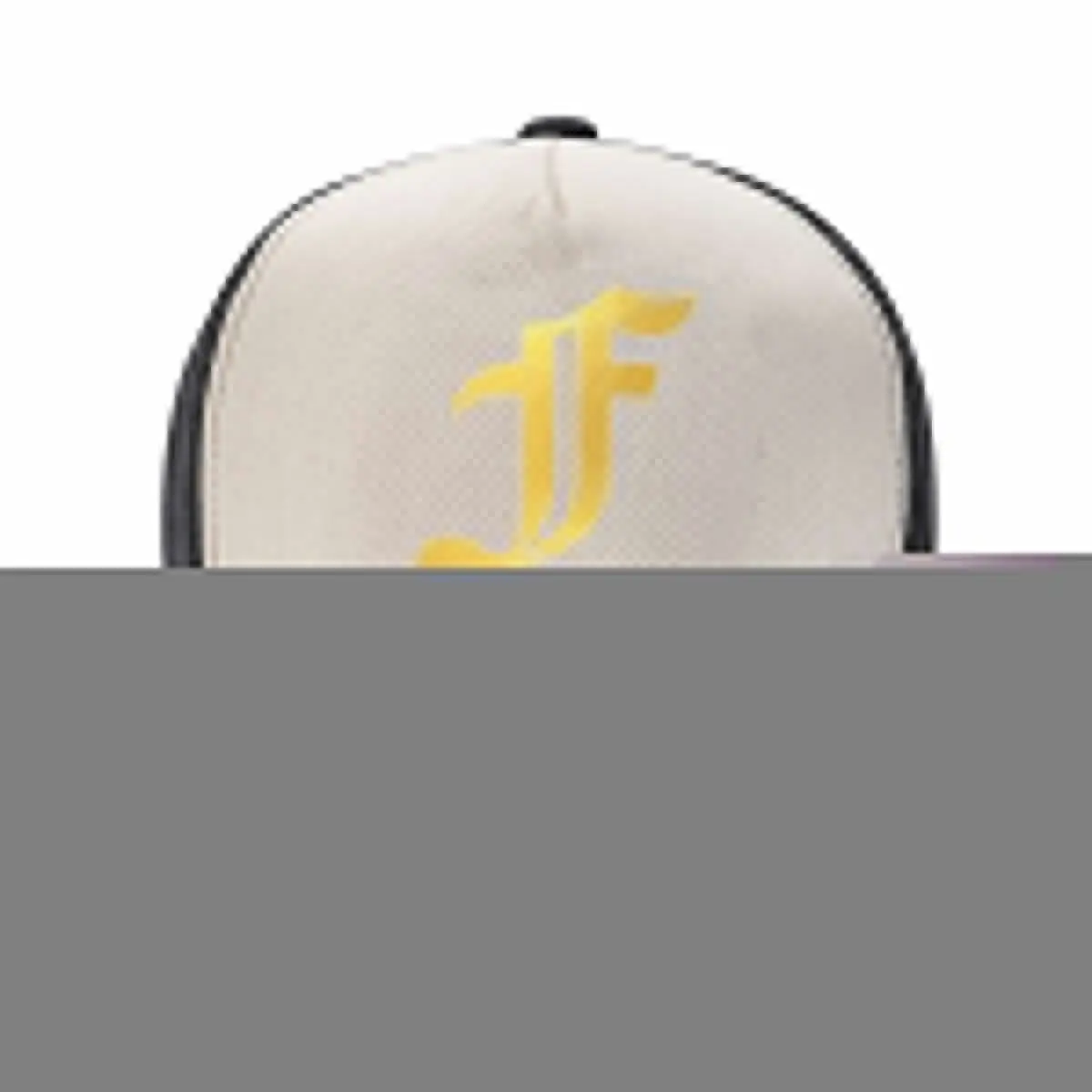 F – Faux Gold Old English - Letter F Baseball Cap foam party Hat derby hat Christmas Hat Men's Hats Women's