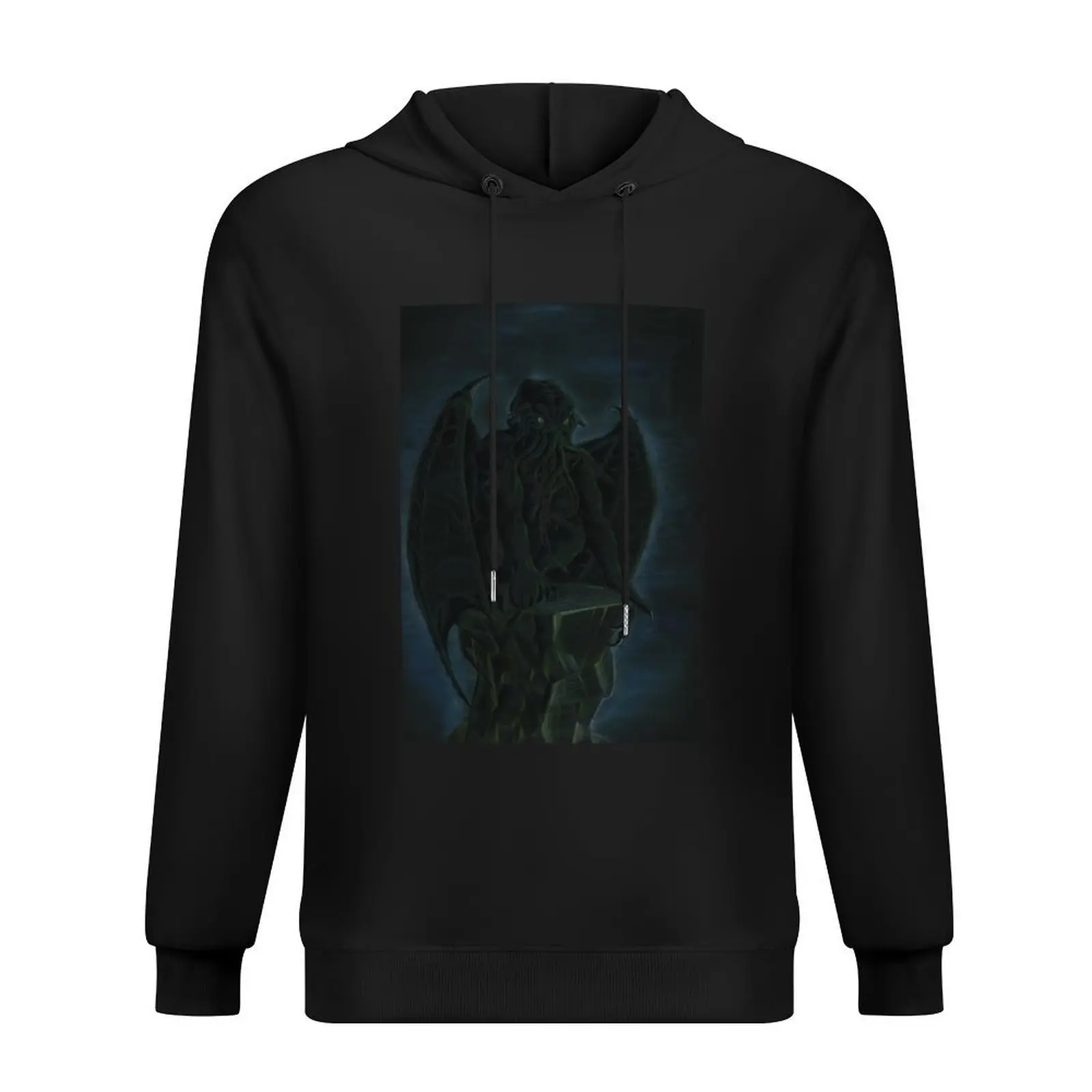 

Cthulhu on his throne Hoodie men's sweat-shirt set men clothes autumn autumn jacket men hoodie oversize