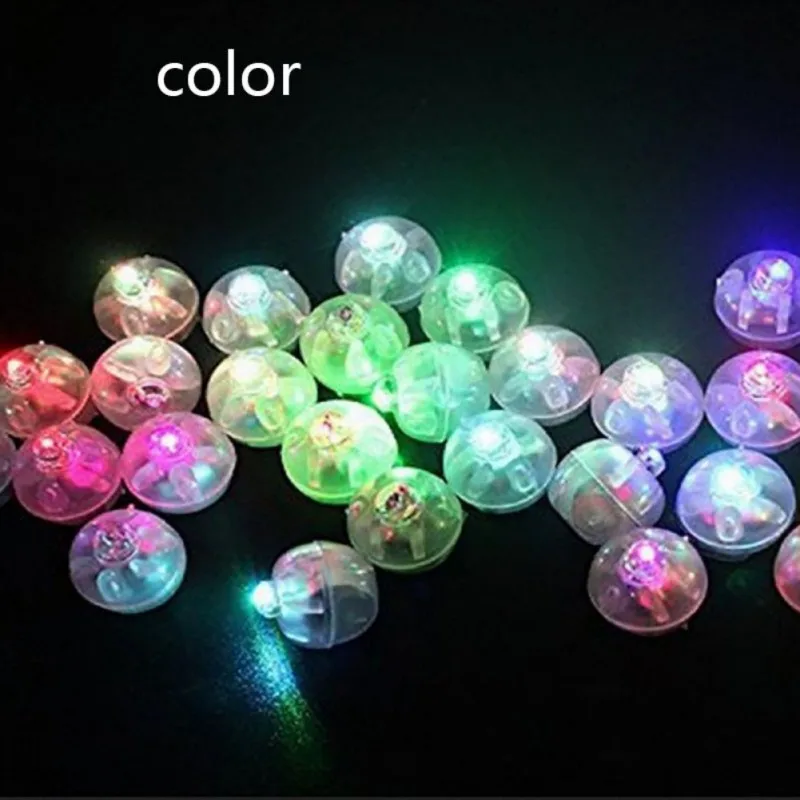 10Pcs/Lot Mini Balloon LED Light Flash Luminous Lamps Christmas Wedding Party Decorations Lights Home Birthday Bar Ornaments 