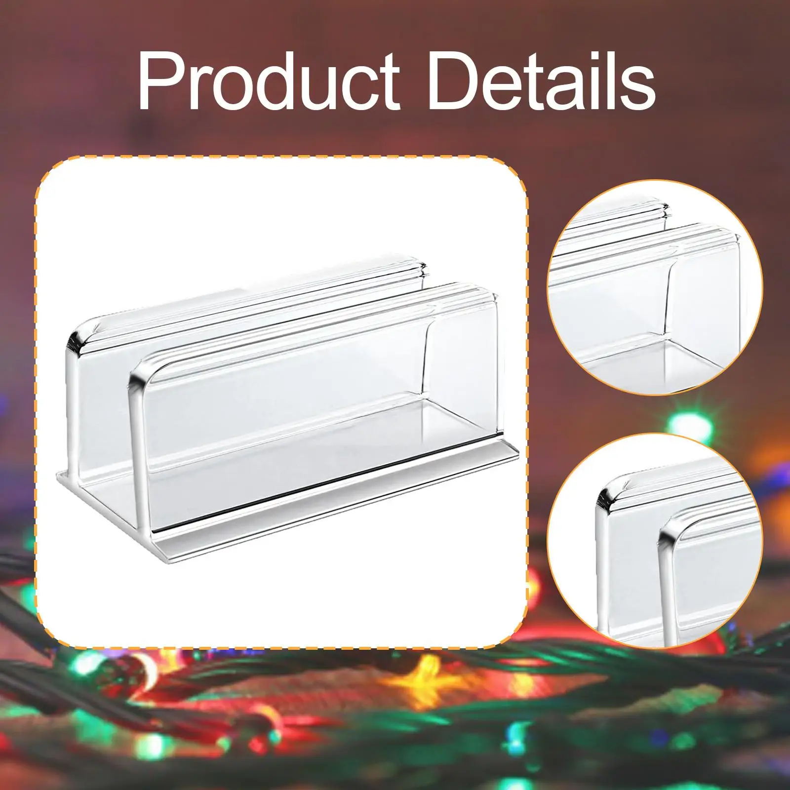 5x Neon Rope Light Clips Clear Easy to Install Compact Accessories Mounting Brackets Install Fixing Clips for Ceiling Glass Wall