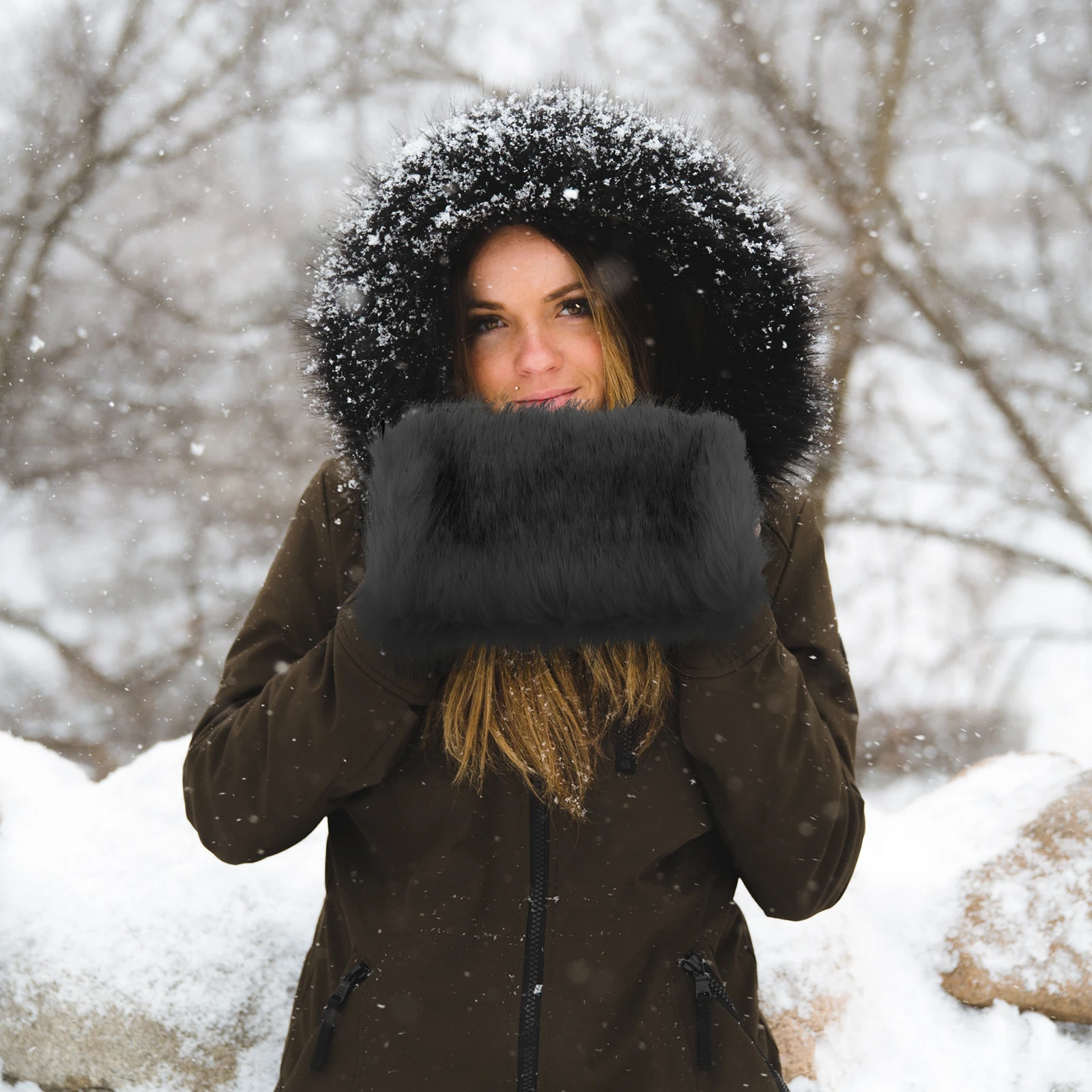 

Hand Warmer Hands Cover Warming Muff Bag Polyester Warmers Portable Pouch Winter Accessories