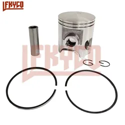 Motorcycle Accessories STD 64mm Piston Ring Pin Set Kit for YAMAHA BANSHEE 350 YFZ350 1987-2006 RD350 1982-1990 Modified Parts