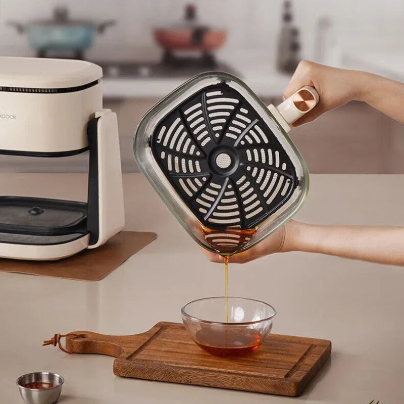 Visual air fryer flip household low oil multi-function baking frying and boiling electric fryer