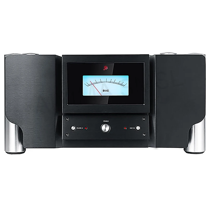 AIYIMA SMSL PSM-300T Fully Balanced Mono 6N16 Tube Class A Post Amplifier 300W Gallstone Hybrid Rear Amplifier Audio