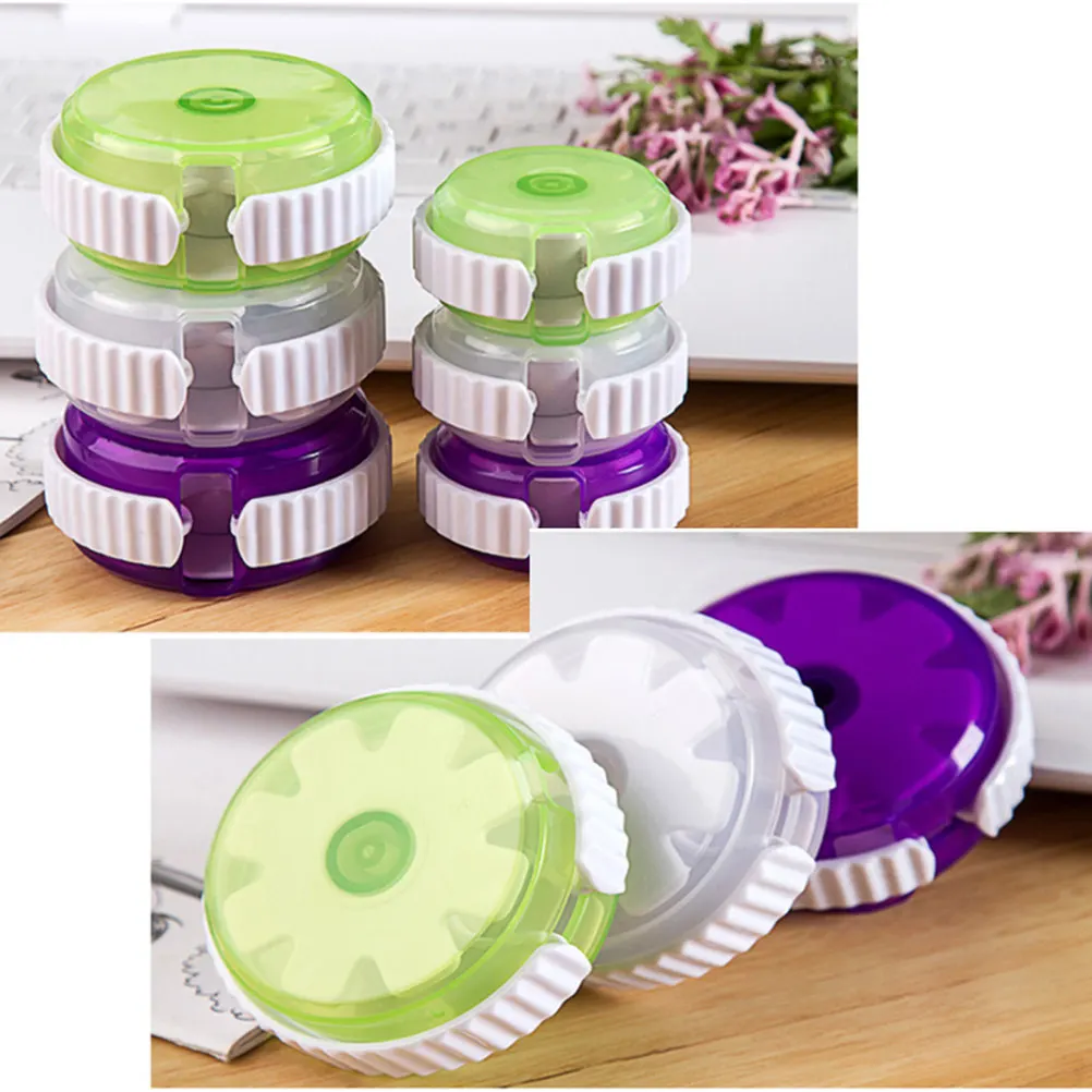 Bright Color Compact Cable Organizer for Headphones Earbuds Laptop Pc Wires Portable Cord Storage Box Lightweight Pocket Sized