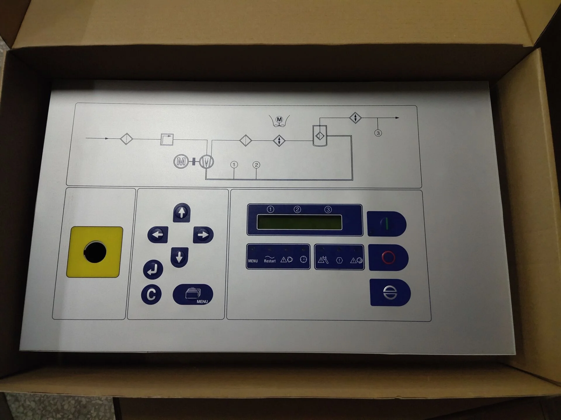 Mejor precio Piezas de compresor de aire ES3100 Panel controlador Elektronikon Delcos3100 Delcos 3100