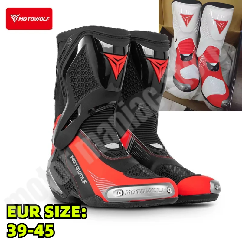 

Motorcycle Riding Boots Botas Para Moto Shock-absorbing Off-road Rally Motorcycle Shoes Anti-slip Boots Botas Moto Hombre