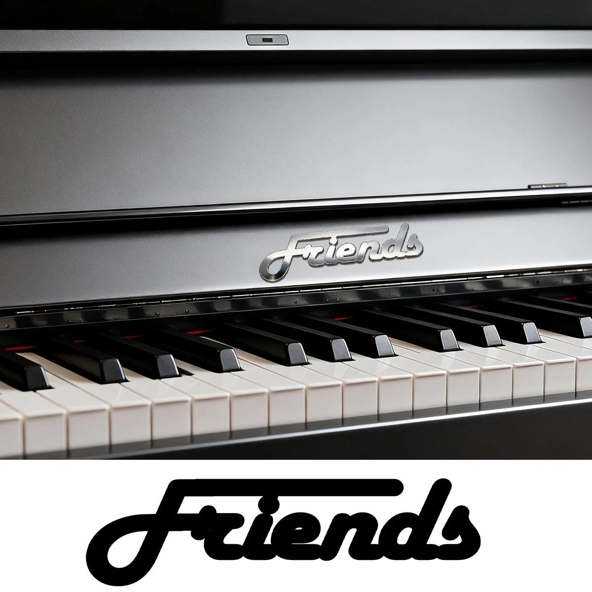 Creative Font Metal Sticker Custom Name Stainless Steel Silver Color Accessories Fender Trunk Badge Decal Car Piano Decorative