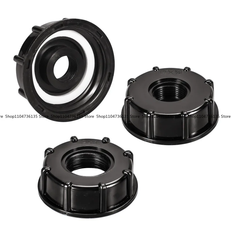 10PCS Chemical Barrel Urea Barrel IBC Ton Barrel Plastic Joint 4 Minutes 6 Minutes 1 Inch Internal Thread Thick [concave]