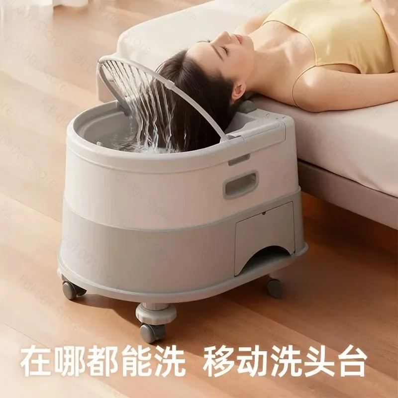 Lying‑down Hair Washing Basin Household Shampoo Basin For Pregnant Women Bed‑side Hair Treatment